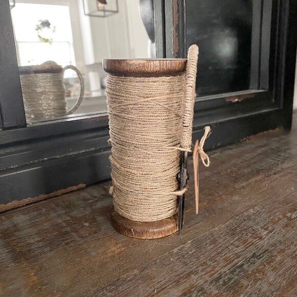 Natural Jute Metallic Twine w/Scissors - Picture 8 of 8